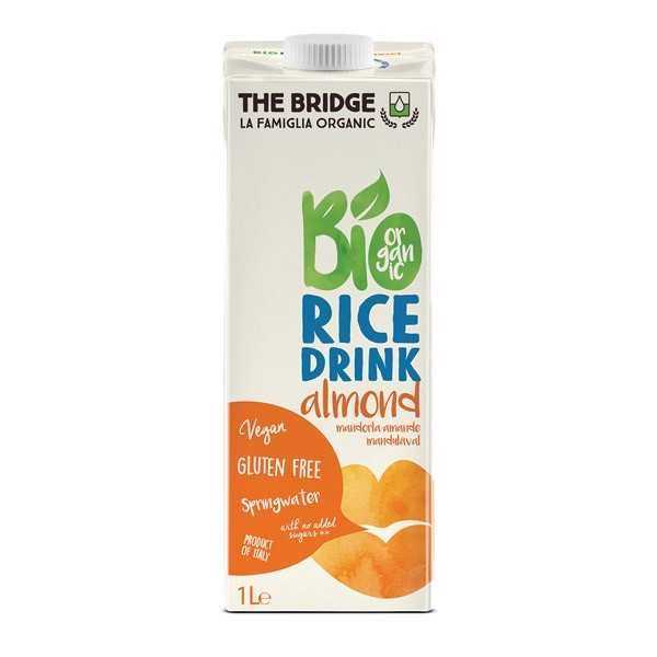 חלב אורז שקדים אורגני ללא גלוטן | the bridge