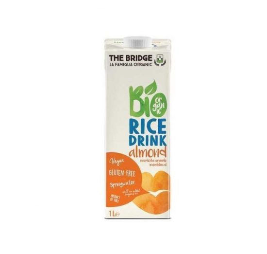 חלב אורז שקדים אורגני ללא גלוטן | the bridge