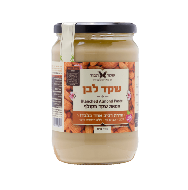 חמאת שקד לבן ללא גלוטן | שקד תבור