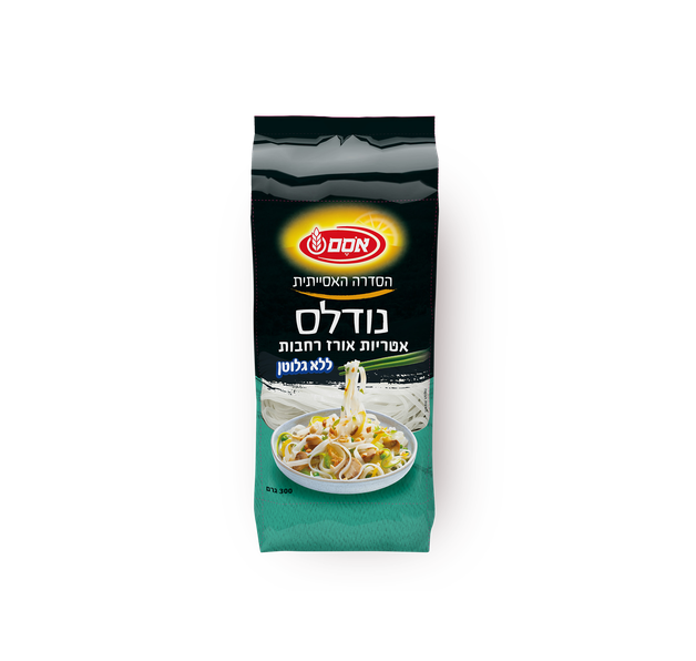 אטריות אורז רחבות נודלס ללא גלוטן כשל"פ | אסם