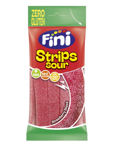 Strips שטיחוני גומי תות ללא גלוטן | Fini