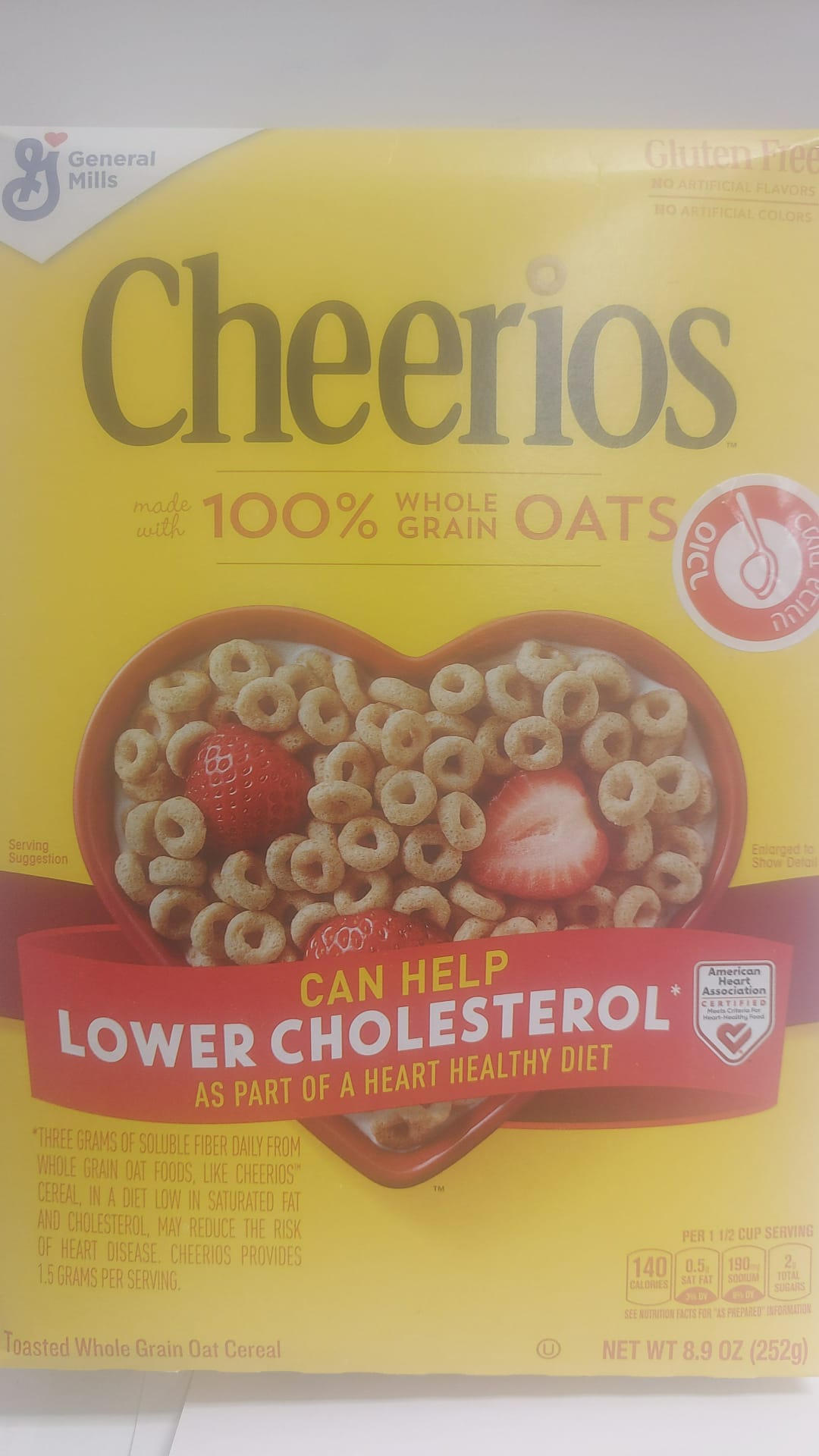 דגני בוקר שיבולת שועל ללא גלוטן | Cheerios
