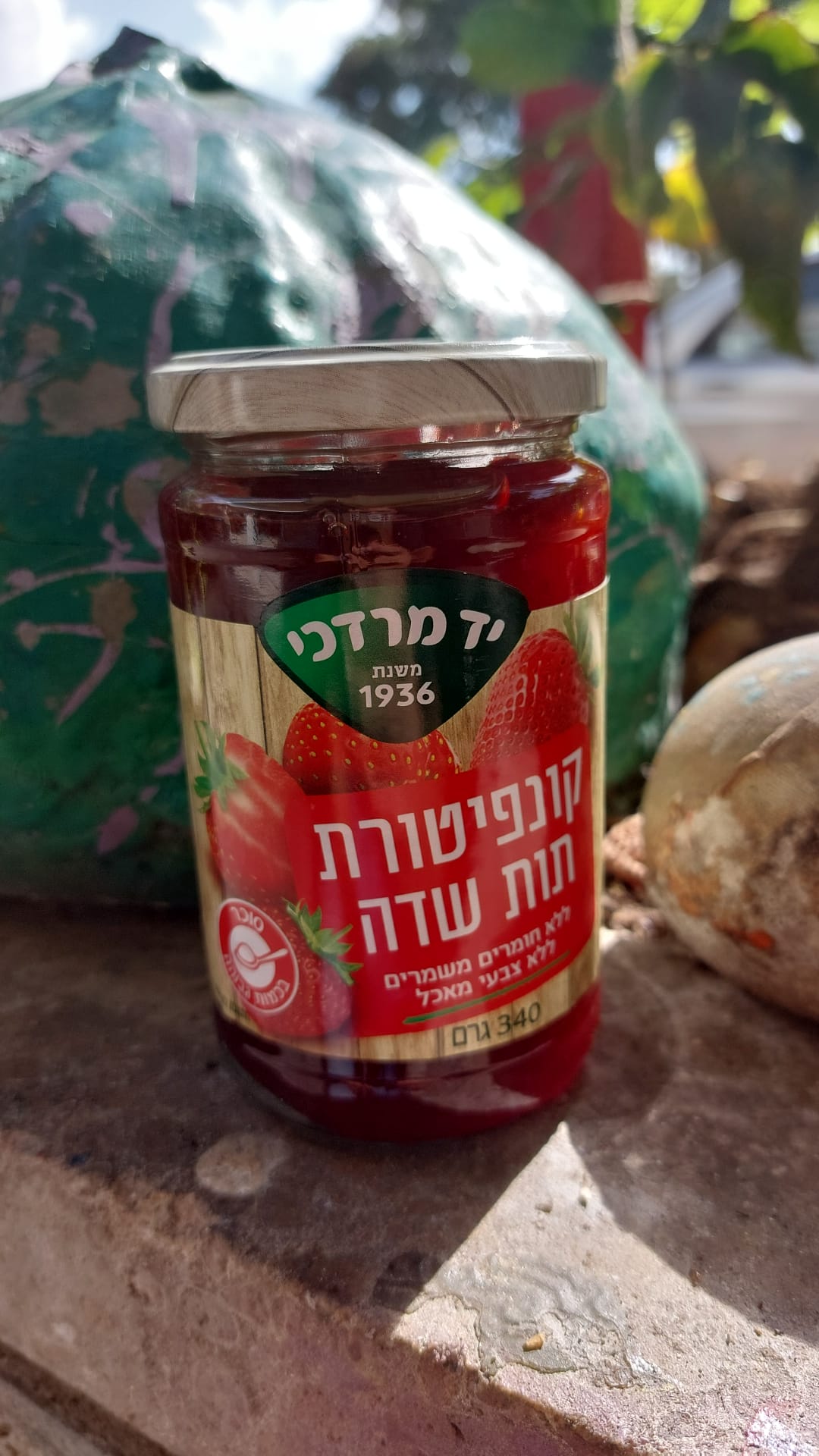 קונפיטורת תות שדה ללא גלוטן כ| יד מרדכי