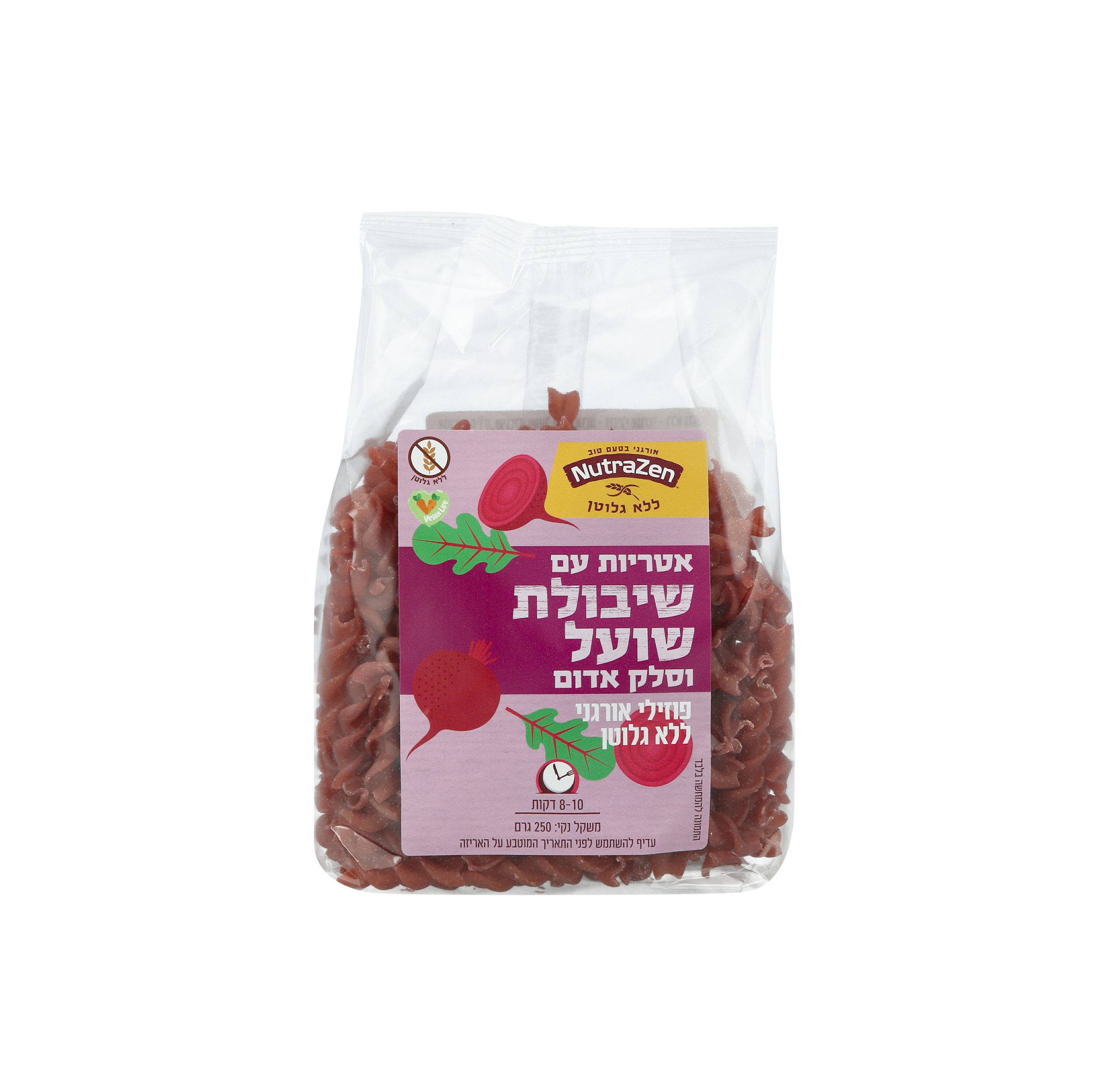 פסטה עם שיבולת שועל וסלק ללא גלוטן | NutraZen