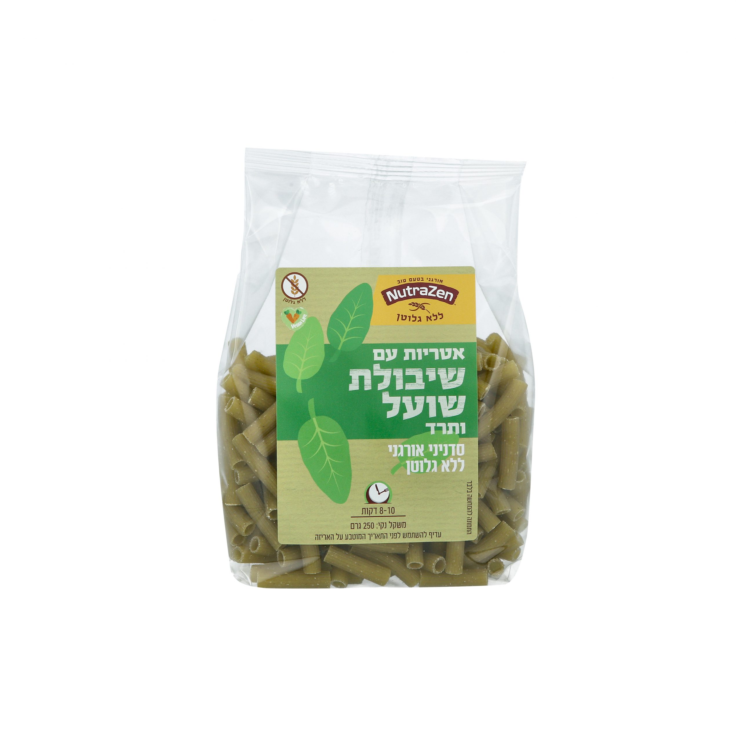 פסטה עם שיבולת שועל ותרד ללא גלוטן | NutraZen