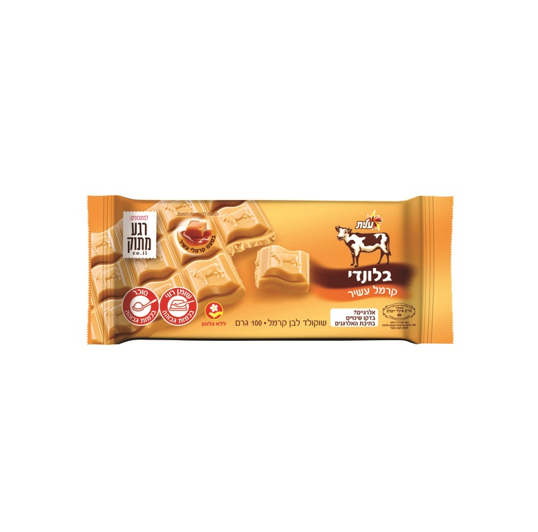 שוקולד בלונדי חלק ללא גלוטן | עלית