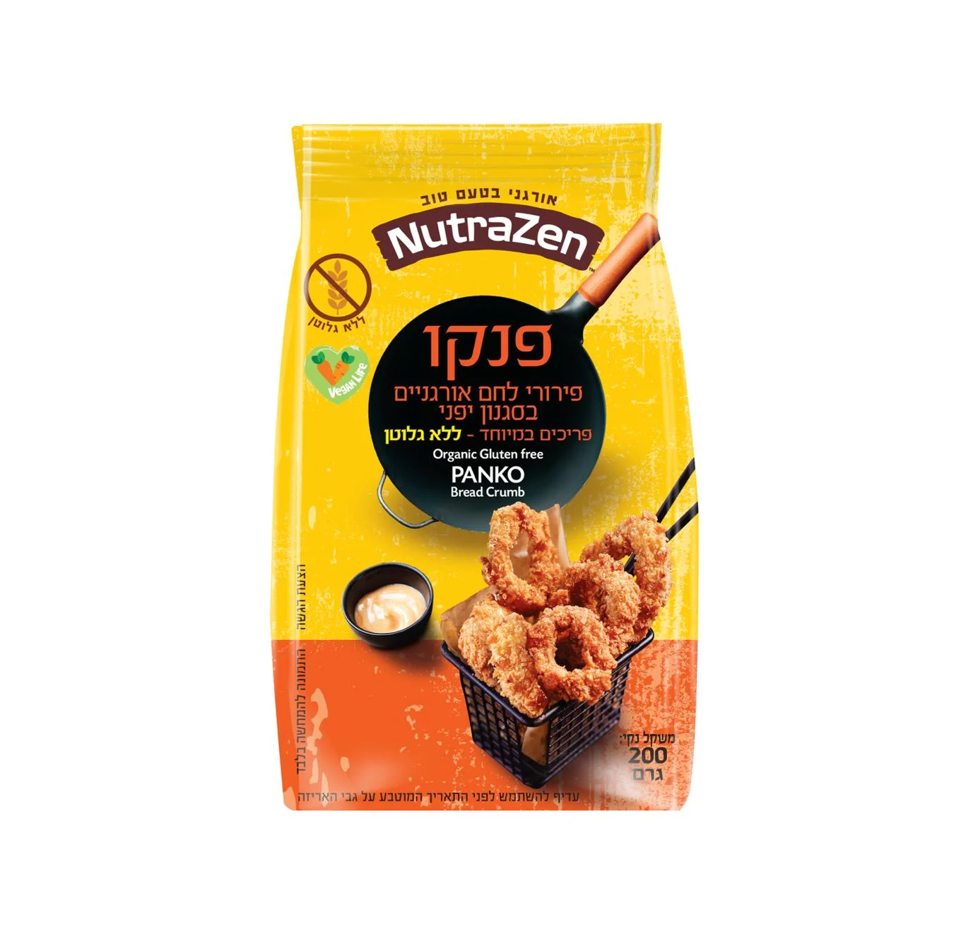 פירורי לחם פנקו(כשל"פ) ללא גלוטן | NutraZen
