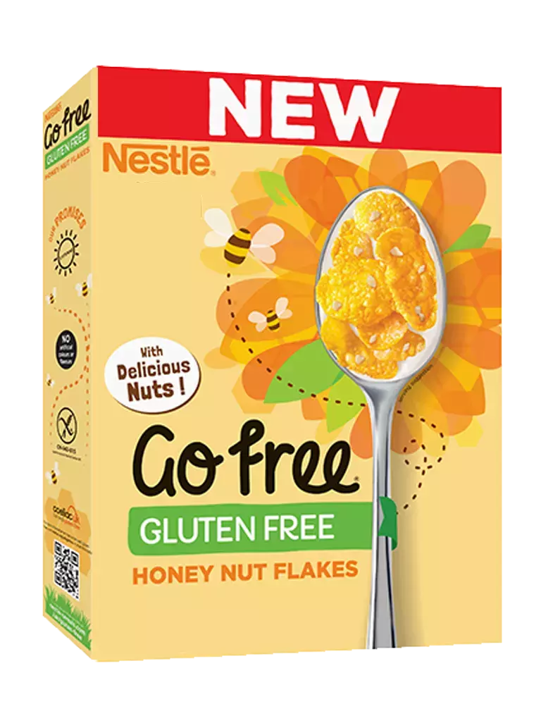 קורנפלקס go free דבש ללא גלוטן | Nestle