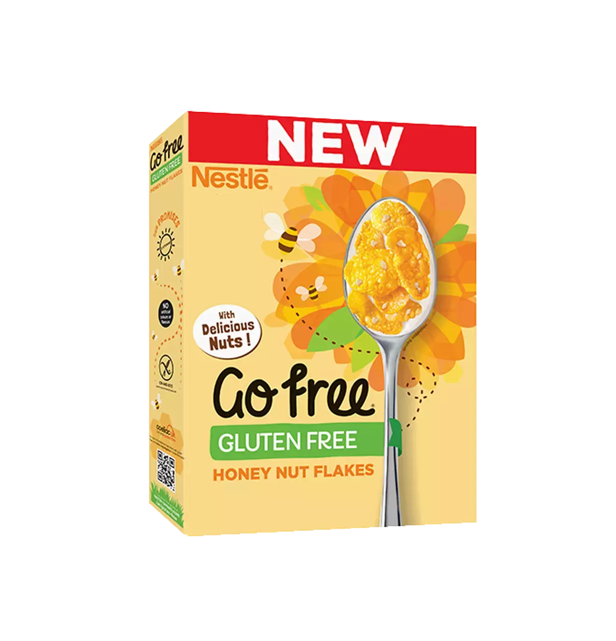 קורנפלקס go free דבש ללא גלוטן | Nestle