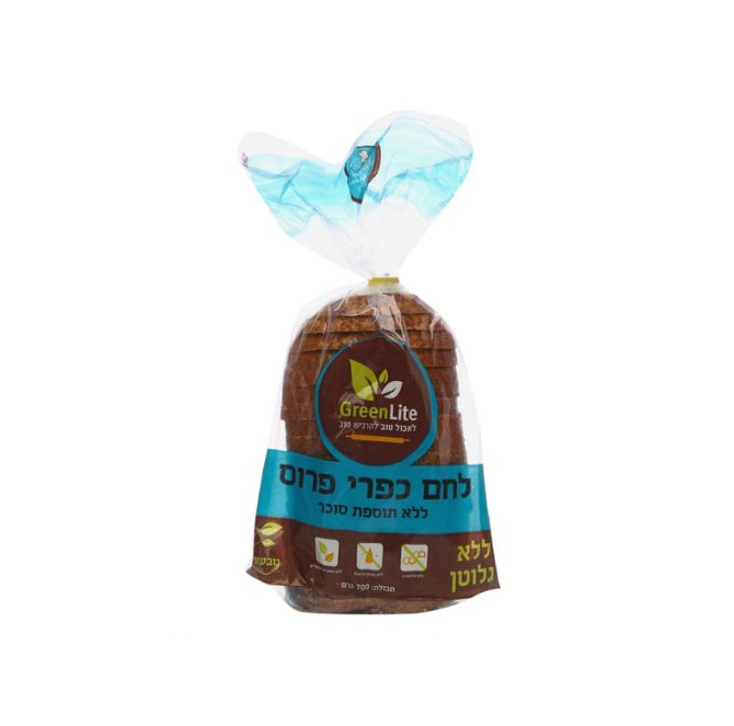 לחם כפרי פרוס ללא גלוטן | GreenLite