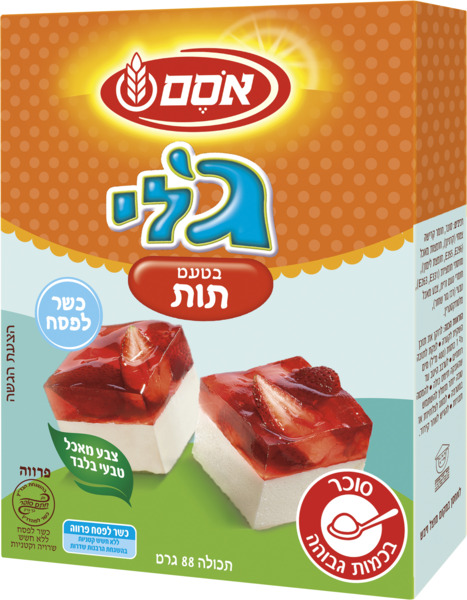 ג'לי בטעם תות ללא גלוטן(כשל"פ)| אסם