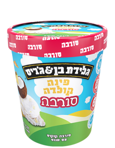 סורבה פינה קולדה ללא גלוטן| בן אנד ג'ריס