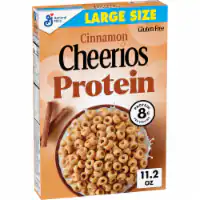 דגני בוקר קינמון בתוספת חלבון ללא גלוטן| Cheerios