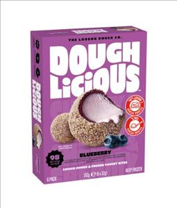 בצק עוגיות עם גלידת יוגורט אוכמניות|DOUGH LICIOUS