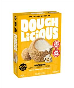 בצק עוגיות עם גלידת פופקורן מלוח|DOUGH LICIOUS